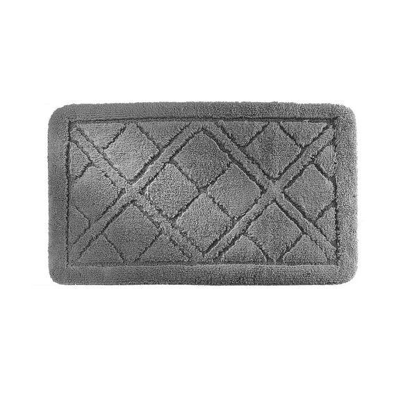 Tapis de bain losanges (gris) Tapis de bain losanges (gris)